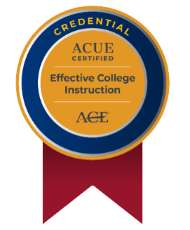 Image: ACRUE Effective College Instruction Credential