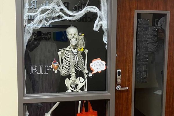 Photo of Halloween decorations for Southeast Faculty