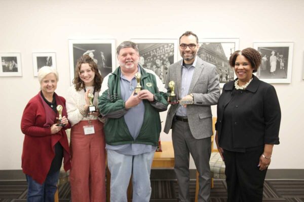 Photo of Division Winners and Dr. Jackson