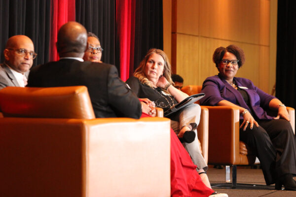 Photo of Nashville State Foundation and President Jackson meeting with Urban League