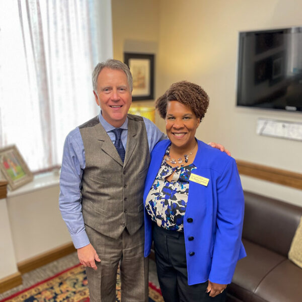 Dr. Jackson connecting with members of the Tennessee General Assembly