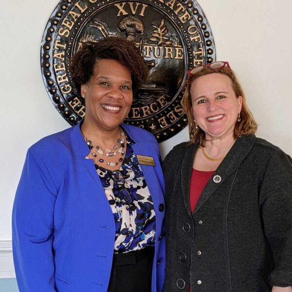 Dr. Jackson connecting with members of the Tennessee General Assembly