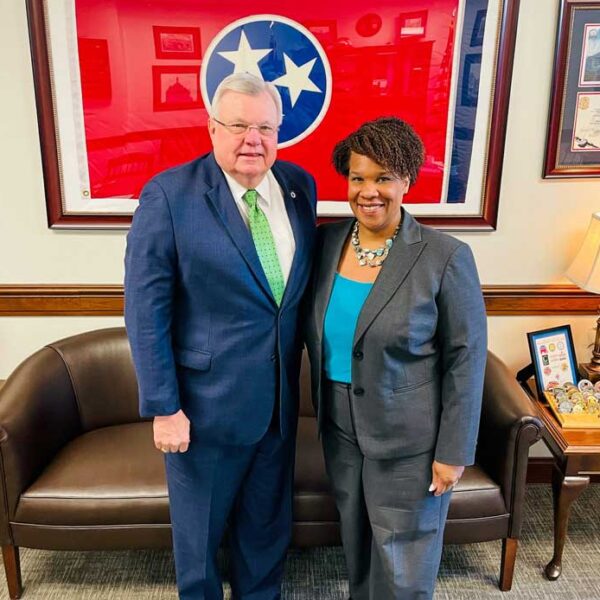 Dr. Jackson connecting with members of the Tennessee General Assembly