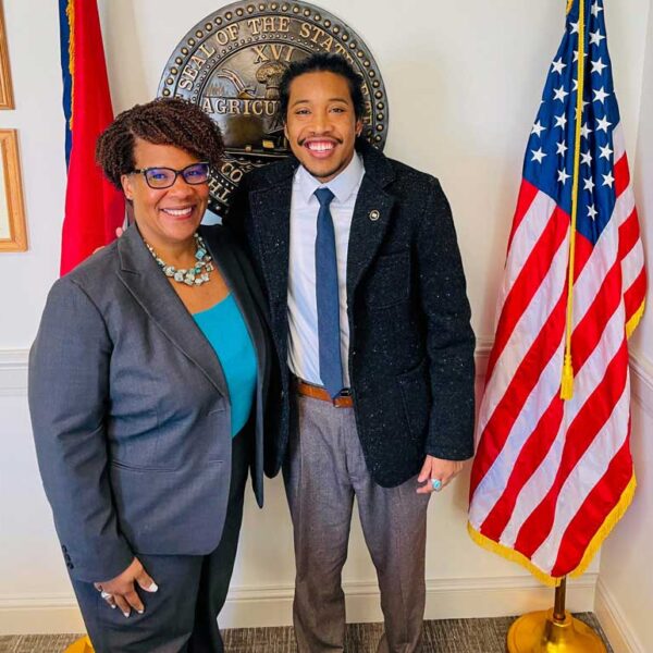 Dr. Jackson connecting with members of the Tennessee General Assembly