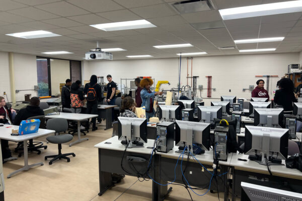 Maple Wood students are introduced to the Electrical Engineering Technology program